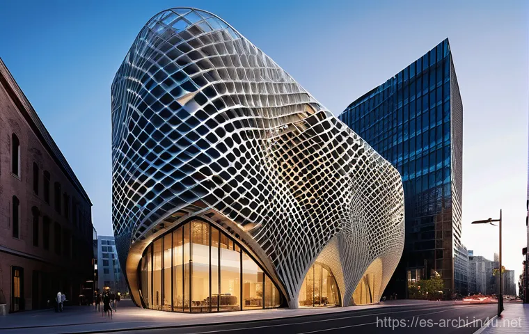 건축 설계에서 디지털 도구의 역할 - **Immersive Architectural VR Experience:**
    "A person, dressed in contemporary smart-casual cloth...