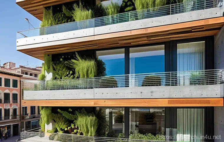 건축 설계의 미래 트렌드 전망 - **Smart Spaces: A Harmonious Intelligent Home**
    A wide-angle, brightly lit interior shot of a mi...